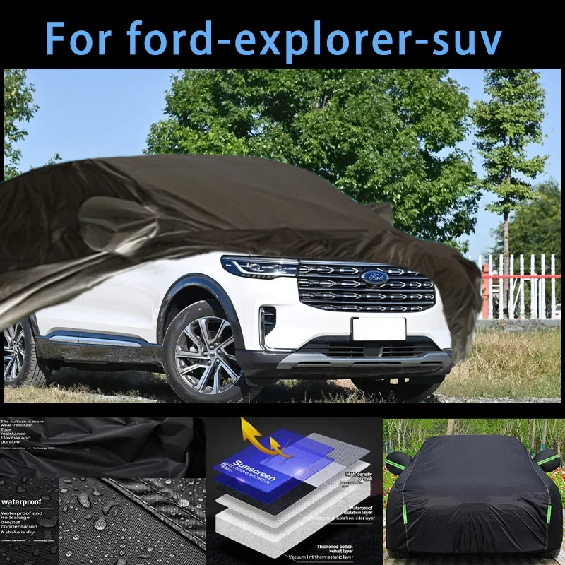 

For ford-explorer-suv Outdoor Protection Full Car Covers Snow Cover Sunshade Waterproof Dustproof Exterior Car accessories