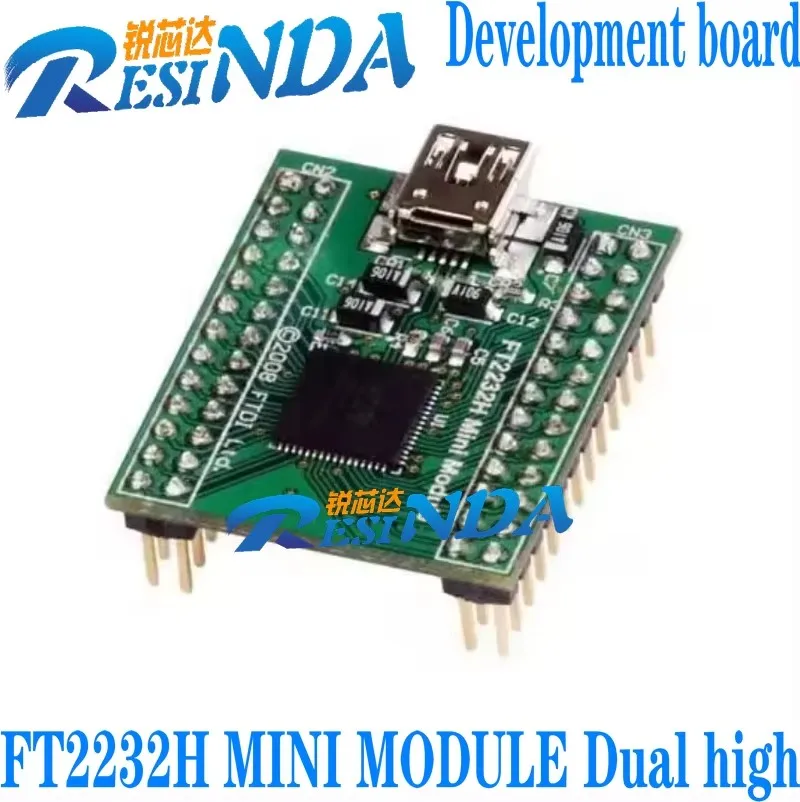 

Mini FT2232H MINI MODULE Dual high evaluation interface module development small board