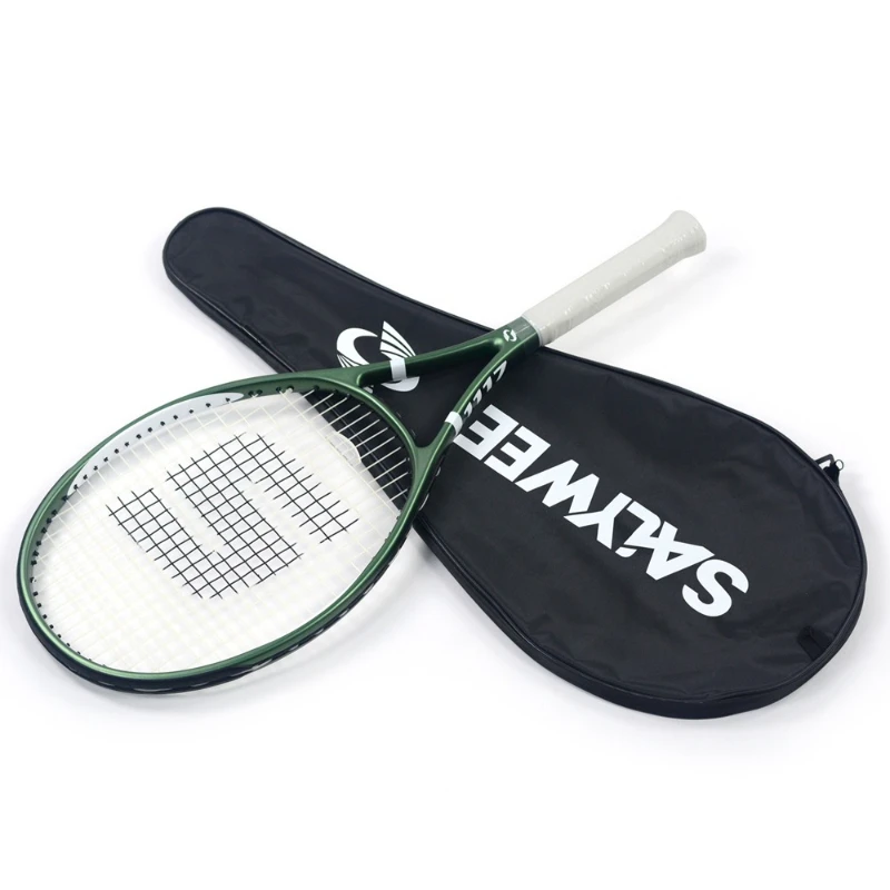 

‌Pro 27" Carbon Fiber Tennis Racket - Shockproof Competition Racquet, Unisex Sports Equipment, Oversize Head Trainer‌
