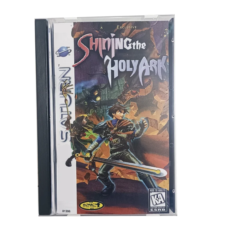 

Saturn Copy Disc Game Shining the Holy Ark With Manual Unlock SS Console Game Optical Drive Retro Video Direct Reading Game