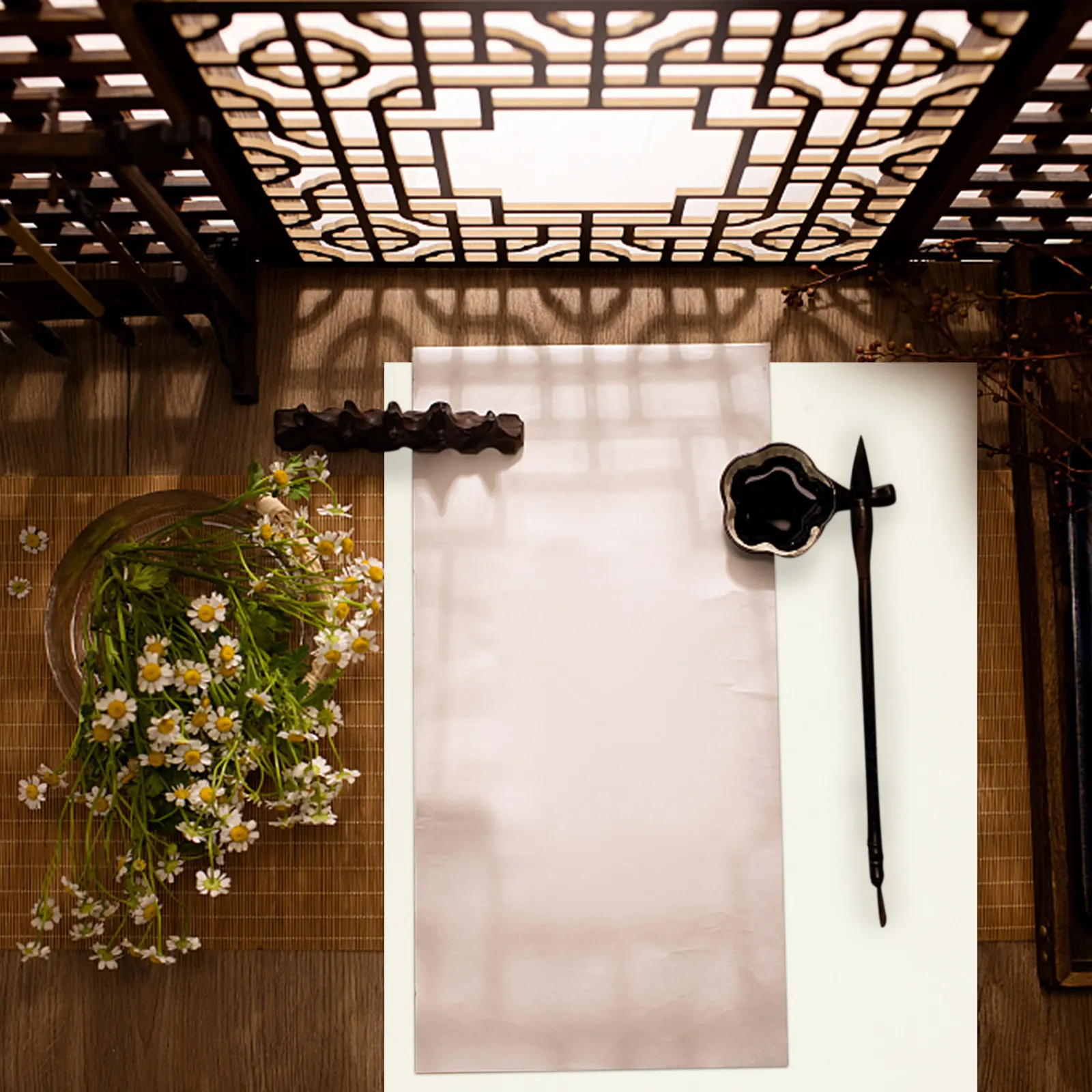 Calligraphy Drawing Desk Felt Mat Lightweight Wool Fiber Protective Pad for Calligraphy Painting Practicing Stationery Accessory