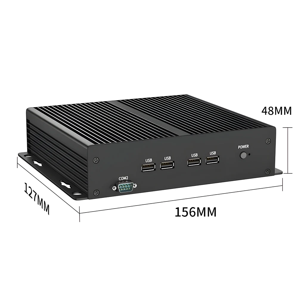 5 번째 산업용 미니 PC 코어 i3 5005U 5200U 5600U 6USB2.0 2USB3.0 6COM RS232 1Lan BIOS Win10 우분투 리눅스 미니 ITX 마더보드