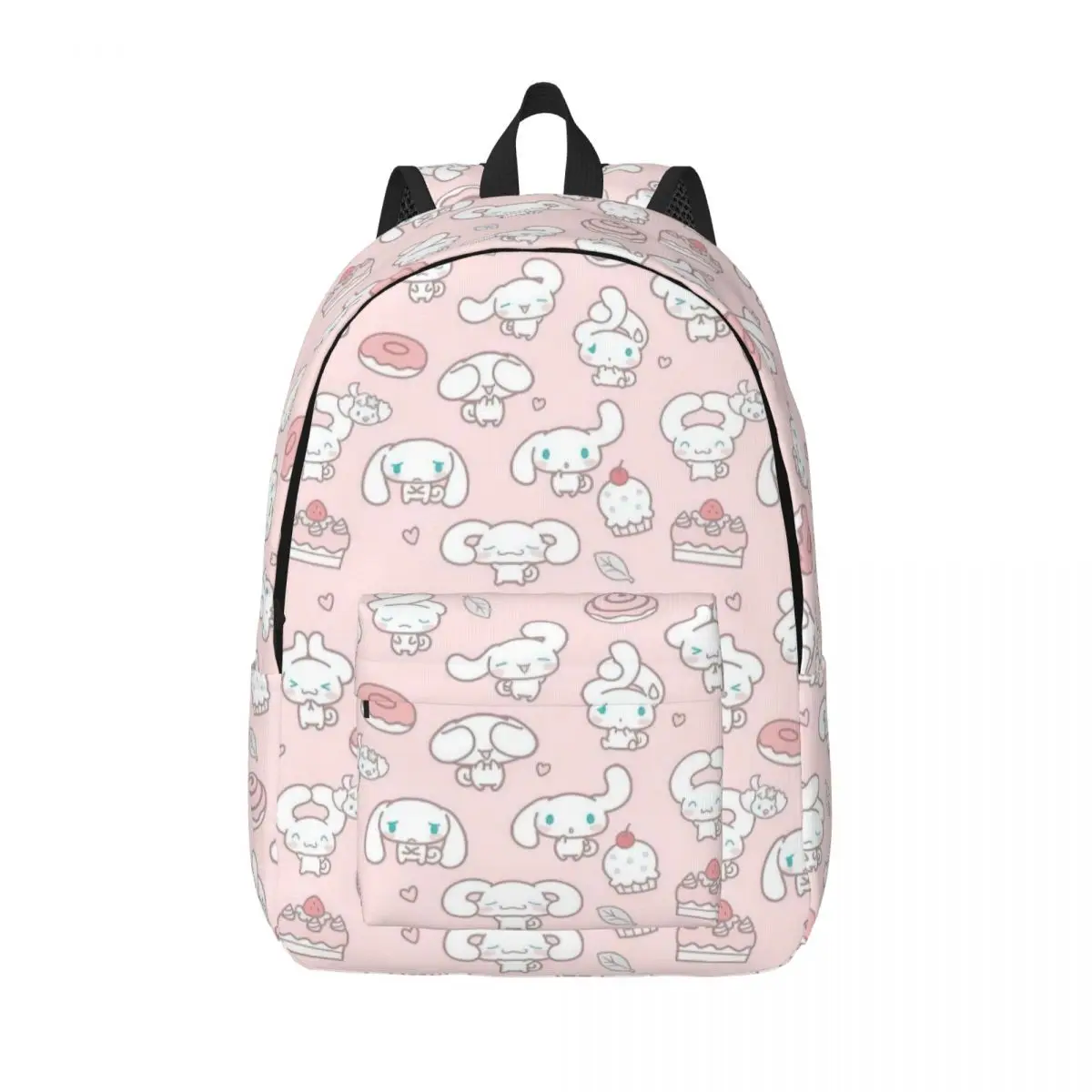 Pink Cinnamoroll Backpack Elementary High College School Student Cute Cartoon Book Bags Teens Daypack Sports