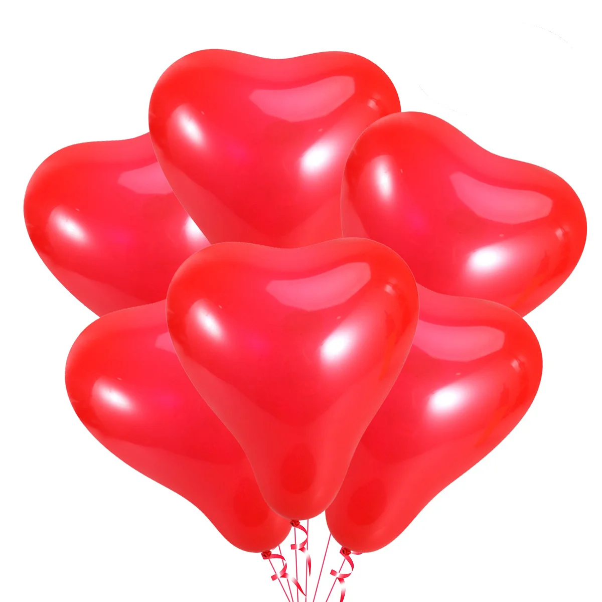 20 Pcs Wedding Décor Marry Me Balloons Heart-shaped Heart Shape Balloon Birthday Party Decorative Baloons