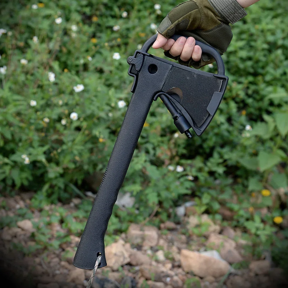 Multifunctional Outdoor Axe Firewood Cutting Axe Outdoor Equipment Battle Mountain Cutting Field Lifesaving Whistle