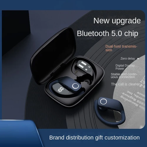 Imagen 2 del producto Auriculares Bluetooth Z9, auriculares inalámbricos con sonido HiFi, auriculares intrauditivos con ganchos para los oídos, auriculares deportivos impermeables con micrófono