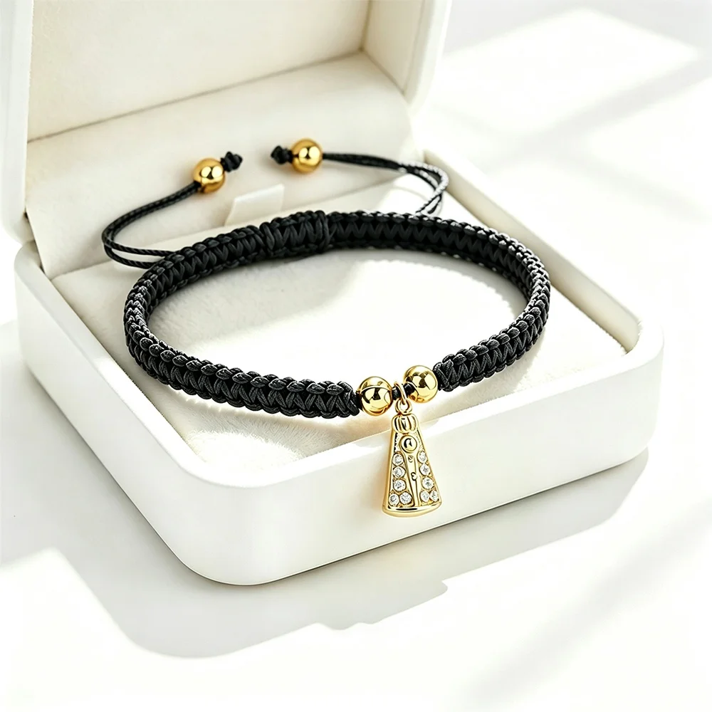 Long Triangular Pendant Bracelet Minimalist Geometric Charm Jewelry Boho Dainty Gift For Women And Men Daily Casual Wear Elegant