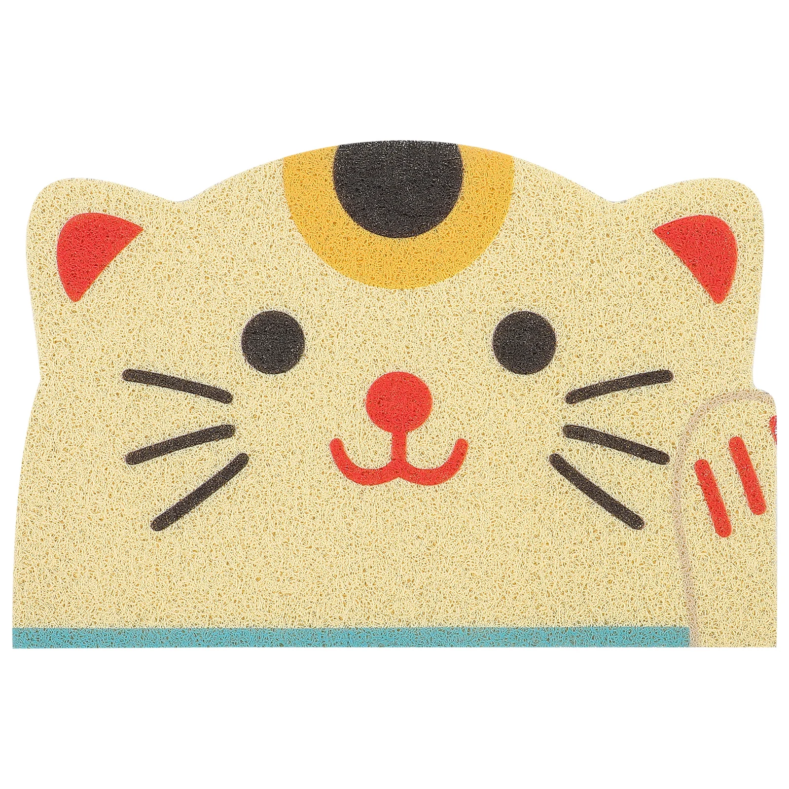 

Cat Litter Mat Large Size Non Skid PVC Material Indoor Pet Mats Cute Cat Head Design Kitten Seat Cushion Pad Household Supplies