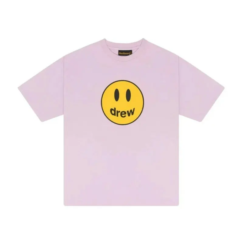 Neue Herrenbekleidung, mehrfarbiges T-Shirt mit Smiley-Aufdruck, Unisex, lockeres Kurzarm-T-Shirt, Herrenbekleidung – Detail 1