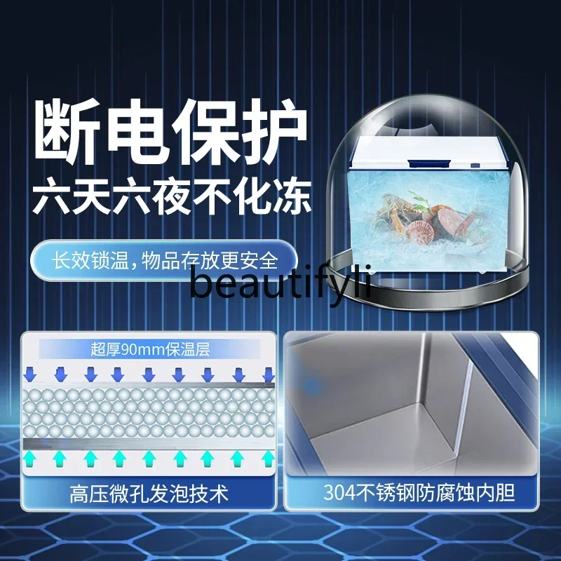 ตู้แช่แข็งอุณหภูมิต่ำมาก แบบเชิงพาณิชย์ อุณหภูมิลบ 65/70 องศา ความจุ 151/321 ลิตร