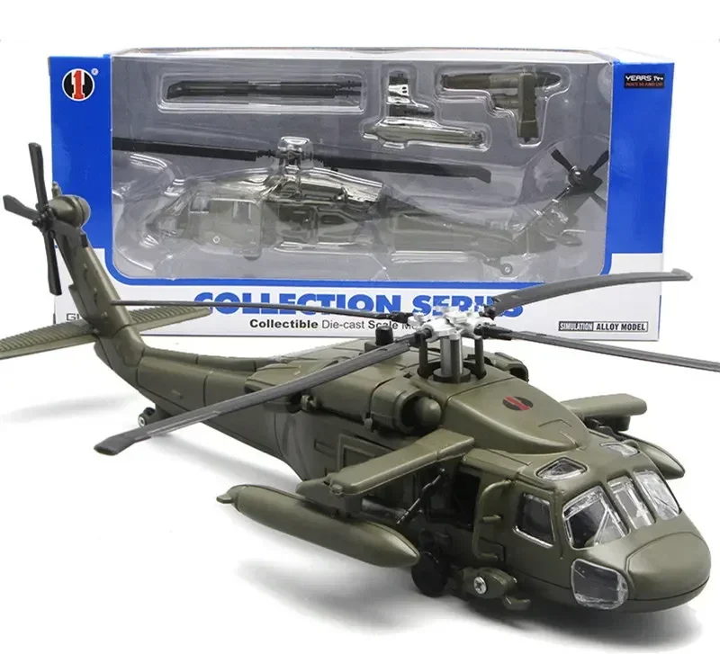 Classic Electronic Sound & Light Hawk military helicopter air force airplane plane Alloy model Military Fan collection model toy