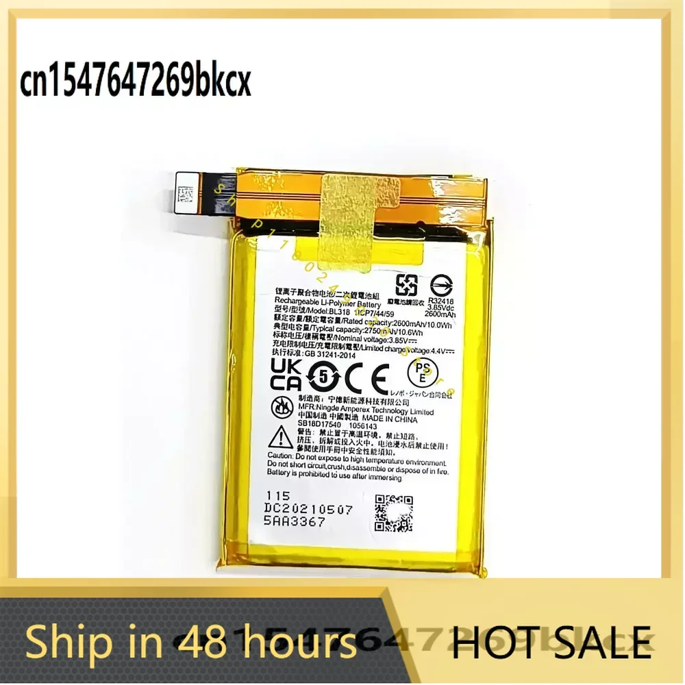 3.85V 2750mAh BL316 BL318 Battery For Lenovo Legion 2 Pro L70081/ Legion 2Pro