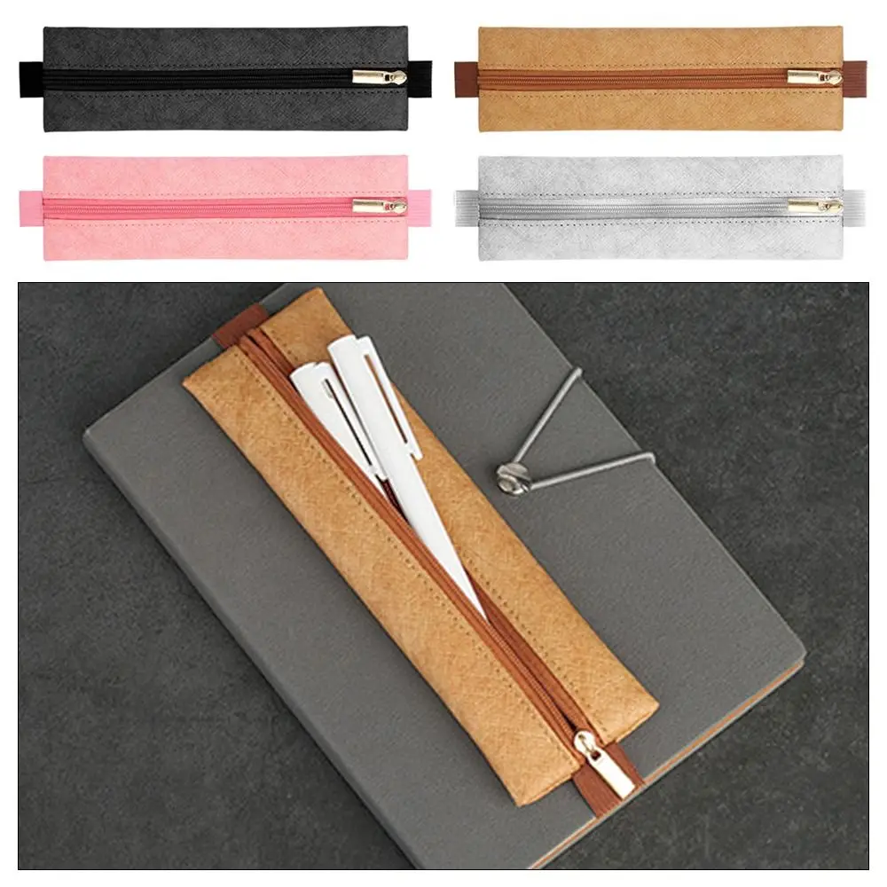 

Легкий эластичный пенал-зажим из тайвека с пряжкой, портативный, большой емкости, для офиса и совещаний