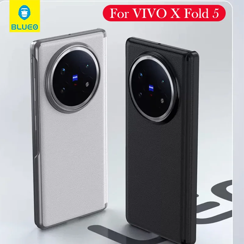 

Кожаный чехол Blueo для ViVo X Fold 5, задняя крышка с беспроводной зарядкой для VIVO X FOLD 5
