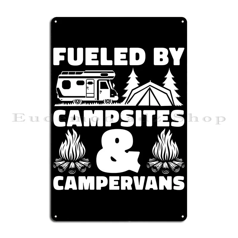 Rv Camper Van Motorhome Metal Plaque Poster Garage Create Wall Mural Iron Sign Tin Sign Poster