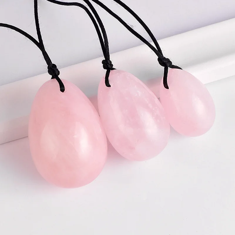 Quartz Yoni Egg Jade Eggs Women Kegel Exerciser Jade Massager Vaginal Muscles Tightening Ball Crystal Kegel Eggs