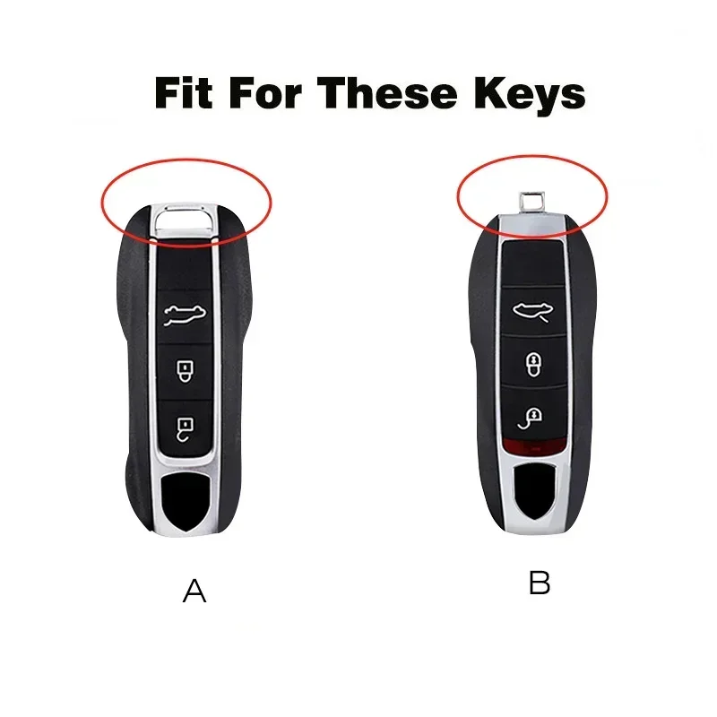 Car Key Case Cover For Porsche For Panamera Macan Cayenne Cayman Boxster 911 9ya 971 Smart Protection Shell Remote Key Cover