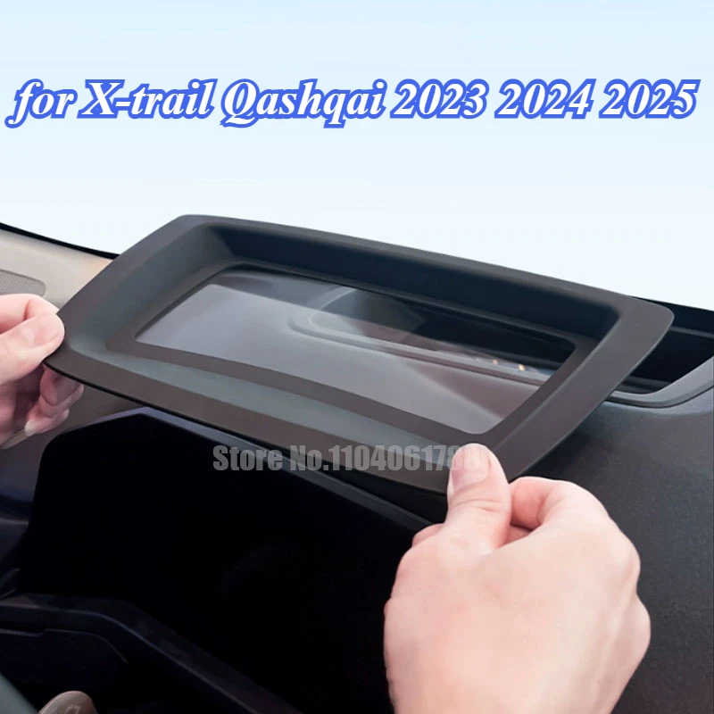 

Central HUD Display Cover Fit for Nissan X-trail Xtrail T33 Qashqai 2023 2024 2025 Head-Up Display Anti-Dust Anti-Reflective