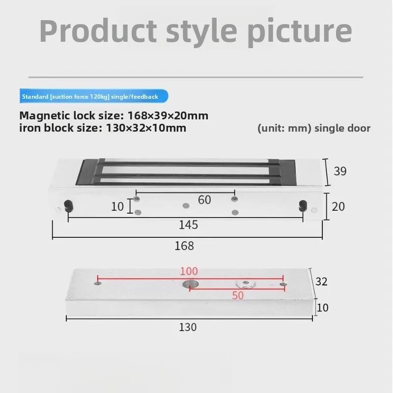 KOB Access Control Electromagnetic Lock Delay Feedback Electric Lock Waterproof Electric Control Double Door Lock