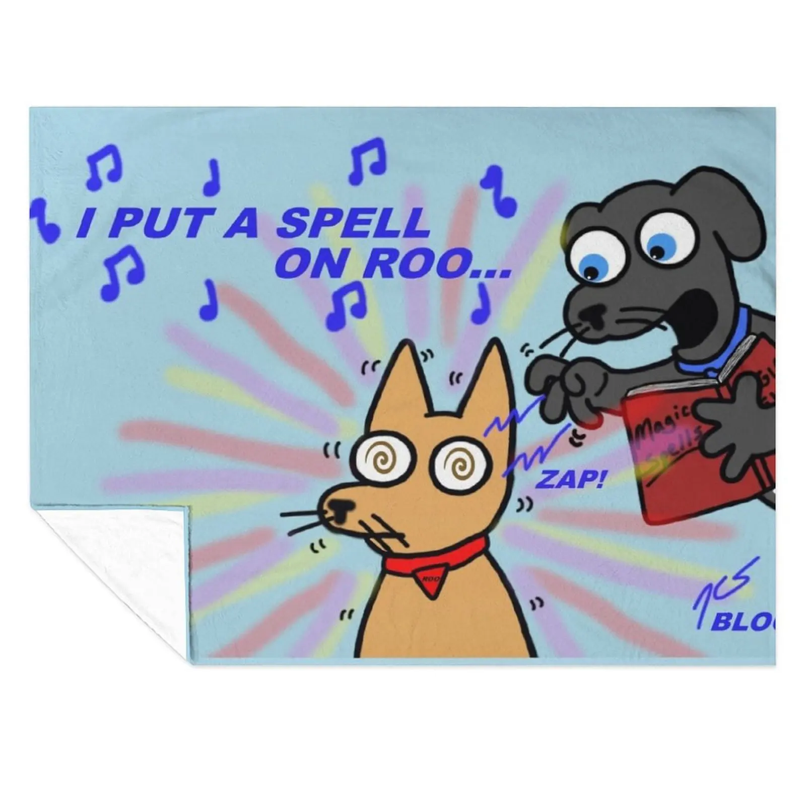 

Bloo Puts a Spell On Roo Throw Blanket Blankets For Baby Blankets For Sofas for babies Furry Blankets
