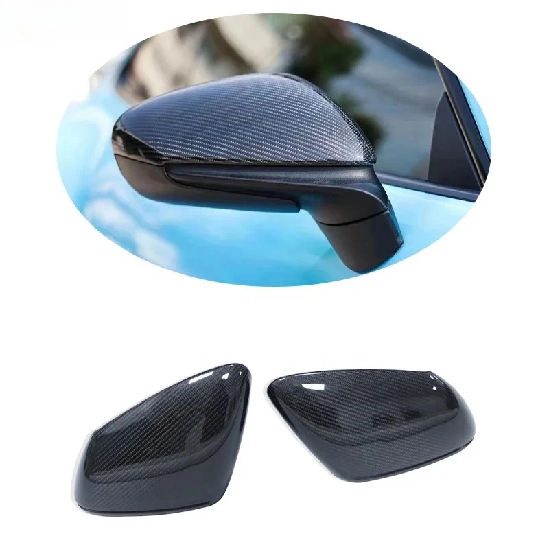 

Practical Dry Carbon Fiber Rear Mirror Housing Cover Replacement For 992 911 Taycan 2019 LHD