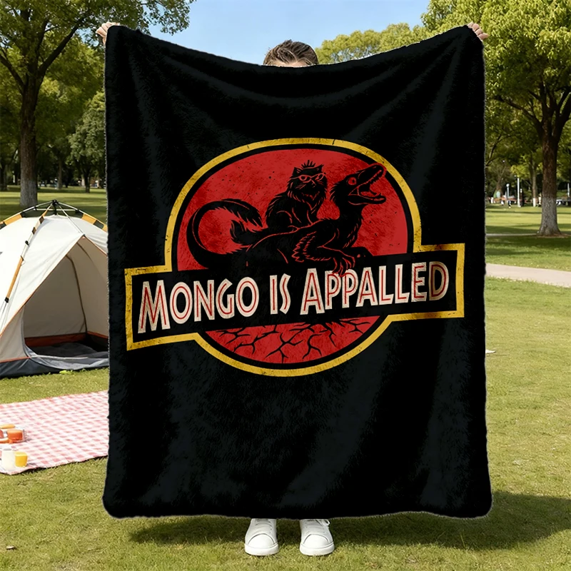 Mongo Is Appalled Comfy Blanket, Princess Donut Dungeon Crawler Carl Funny Flannel Throw Flannel Blanket