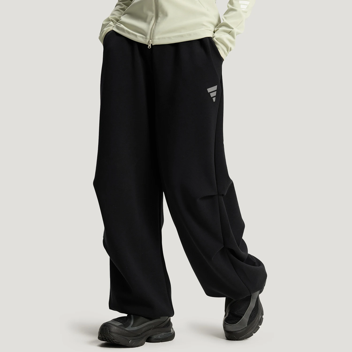 Adidas genuine light sports series new women's black sports casual pants KS0085