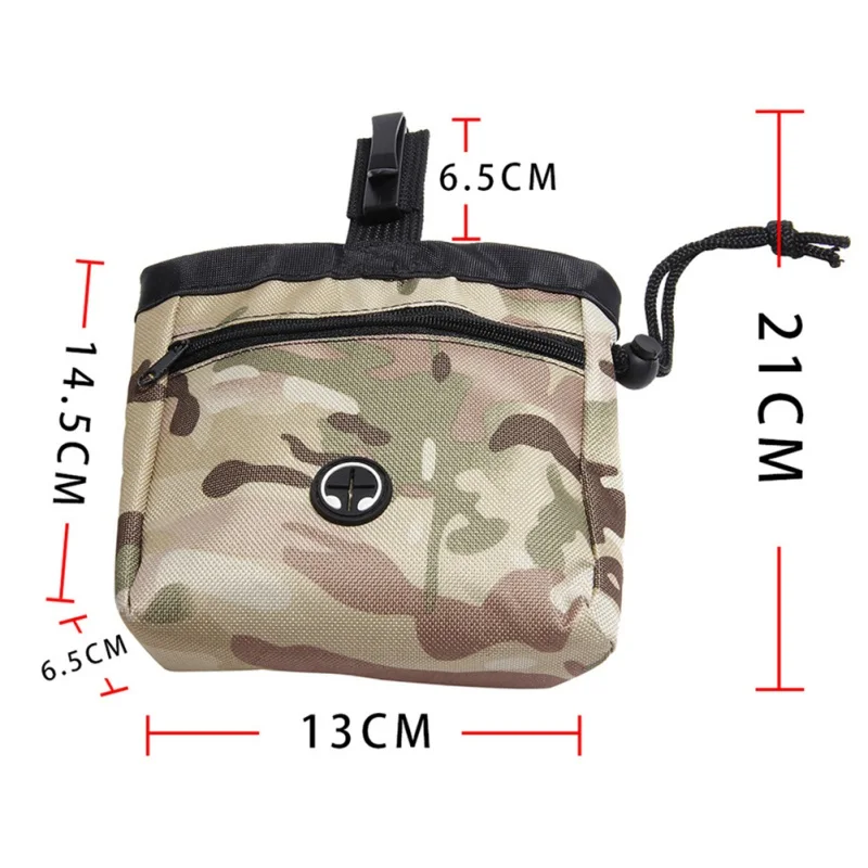 Mini Portable Training Bag Dog Pet Snack Bag Supplies Strong Wear Resistance Large Capacity Puppy Snack Reward Waist Bag