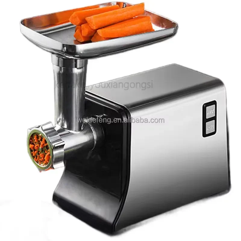 Electric Meat Grinder Sausage Stuffer Machine Commercial Kitchen Vegetable Slicer Salad Food Shredder Multifunctional Small