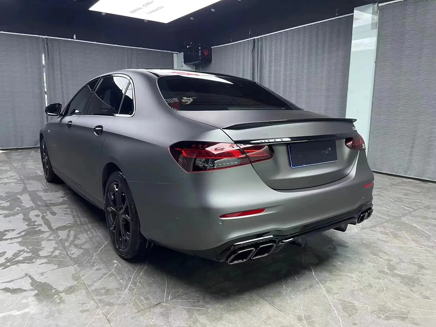 Bodykit E Class 2009-2015 W212 W213 E63 الإعداد العالمي 100% تم اختباره المسمار على مصدات LED المصباح الخلفي #6