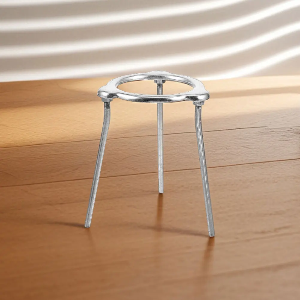 2pcs Tripod Alcohol Lamp Stand Detachable Lab Support Rack Burner Base Stable Aluminum Alloy Construction Lab Equipment