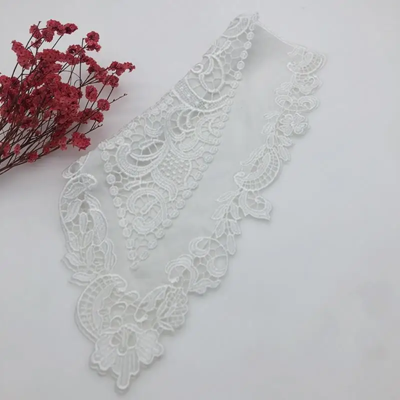 50LE Mulheres Poliéster Renda Falso Colar Destacável Top Meninas Roupas Acessórios