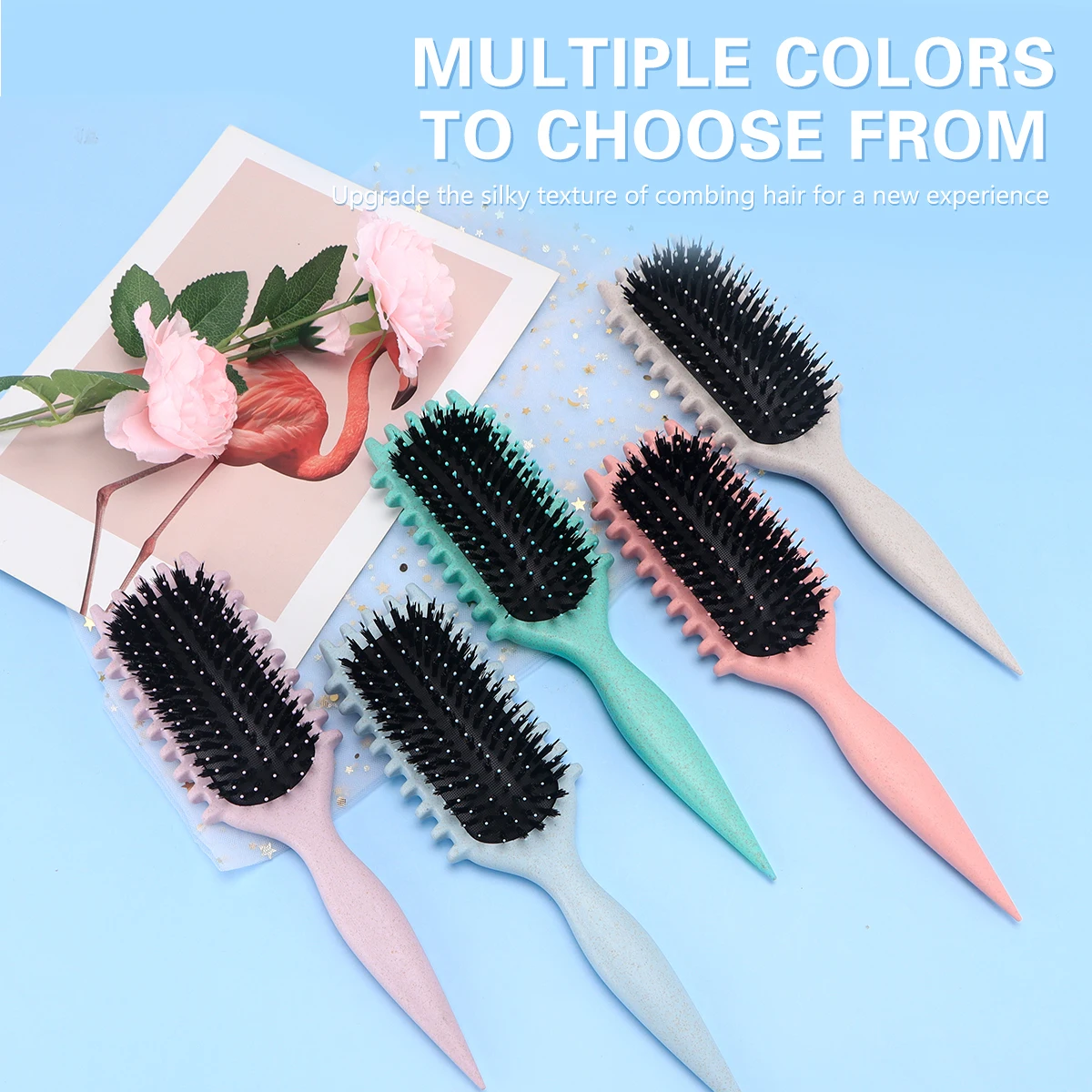 

Air Cushion Hair Comb Fluffy Styling Scalp Massage Brush Wet Dry Dual Use Household Hair Detangling Accessory