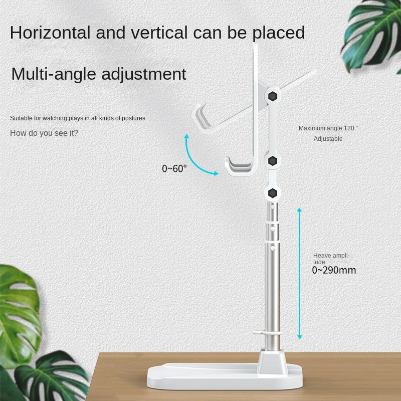 Soporte Universal ajustable para teléfono móvil, soporte telescópico plegable para teléfono móvil, adecuado para IPhone IPad Tablet ordenador