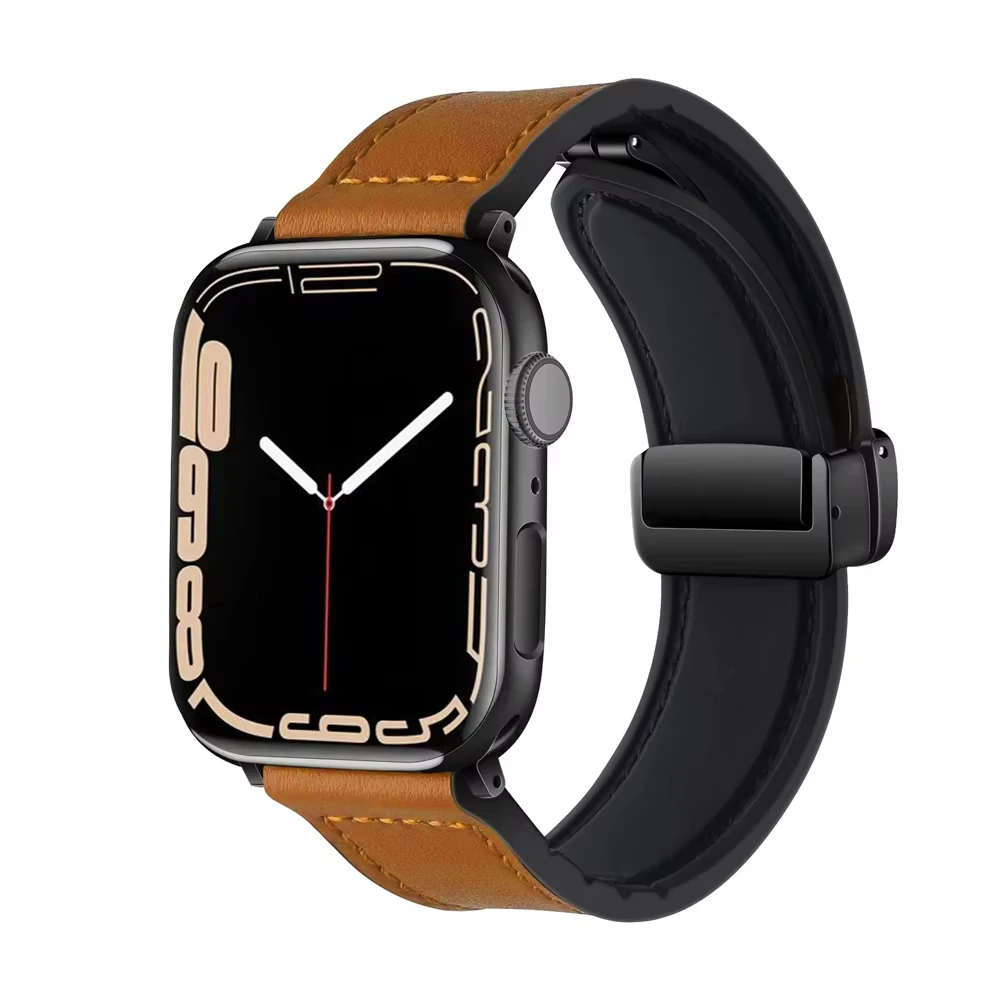 Echtes Lederarmband für Apple Watch Band 11 46 mm 42 mm 44 mm 40 mm 45 mm 41 mm Armband iWatch Serie 10 9 8 7 SE3 Ultra 3 2 49 mm