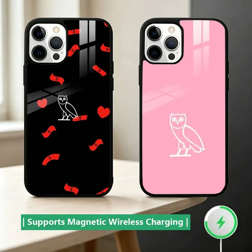 

D-Drake OvO O-OWL Phone Case For iPhone17,16,15,14,13,12,11 Plus,Pro Allows magnetic wireless charging