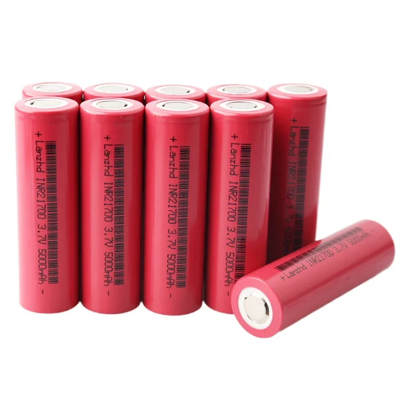 1-10PCS 25A  21700 battery 3.7V  21700 5000mah 5C lithium Li-lon batteries for Toy tools flashlight mobile battery