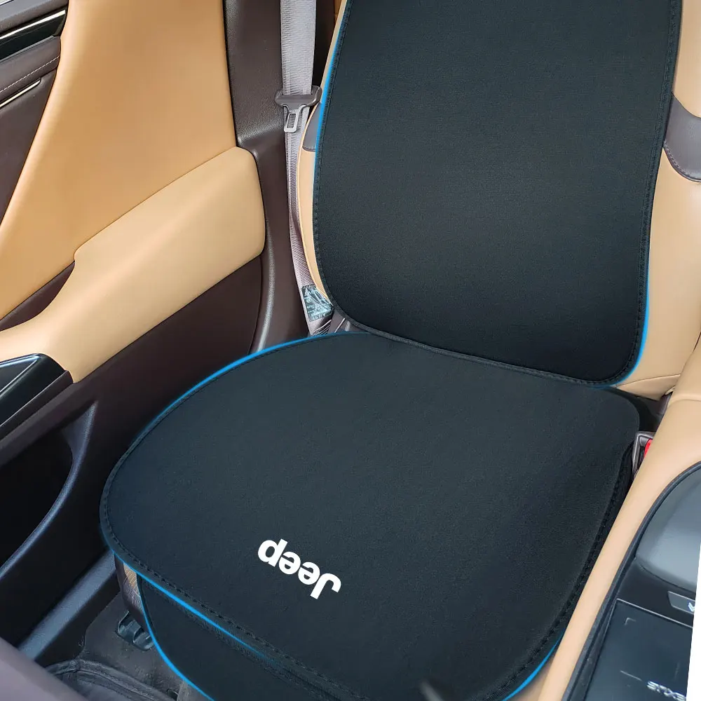 

Car Seat Cover Front Backrest Rear Seat Cushion Pad Protective Chair Mat For Jeep Renegade Compass Wrangler Grand Cherokee Trail