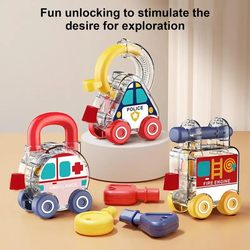 Kids Unlocking Key Toy Toy Keys and Locks for Kids Color Learning Lock Montessori Key Matching Toy Preschool Toys for Girls