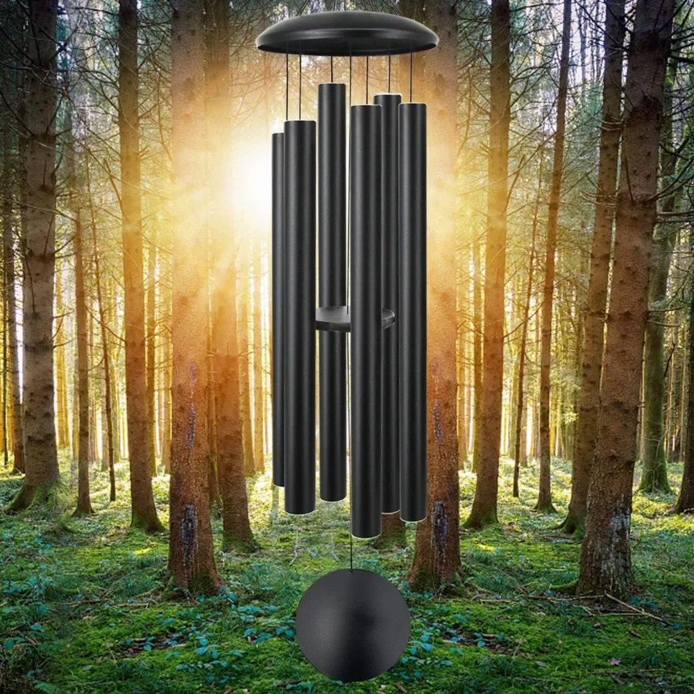 Outdoor Wind Chimes for Patio Balcony Garden Yard Decoration Dreamcatcher Black Freight Free Modern Home Decoration Accessories