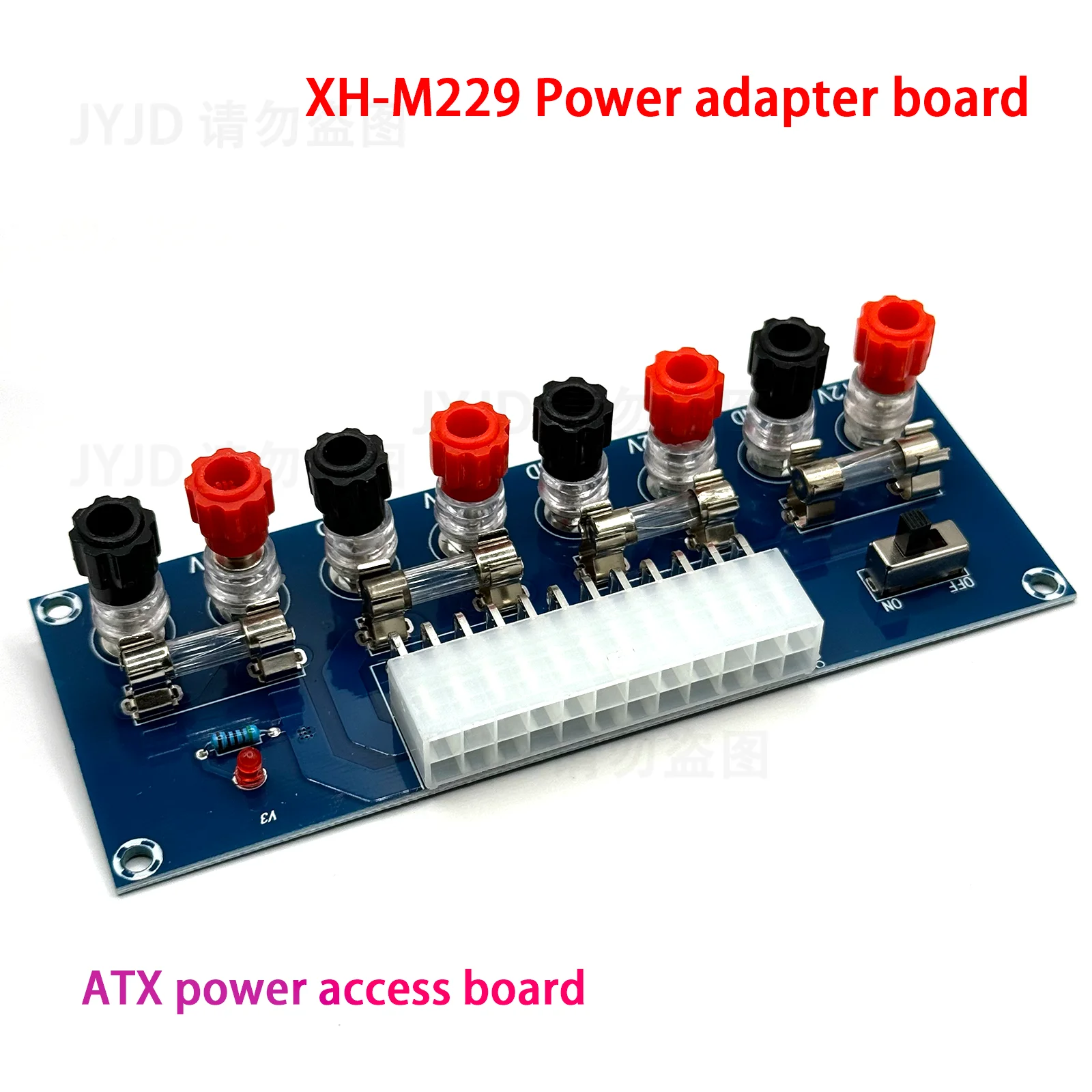 XH-M229 Desktop PC Chassis Power ATX Transfer to Adapter Board Power Supply Circuit Outlet Module 24Pin Output Terminal 24 pins