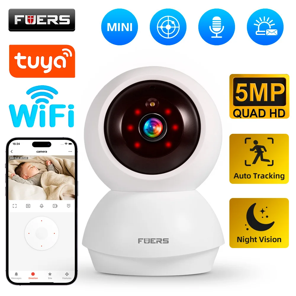 4K Indoor WiFi IP Camera with Auto Tracking