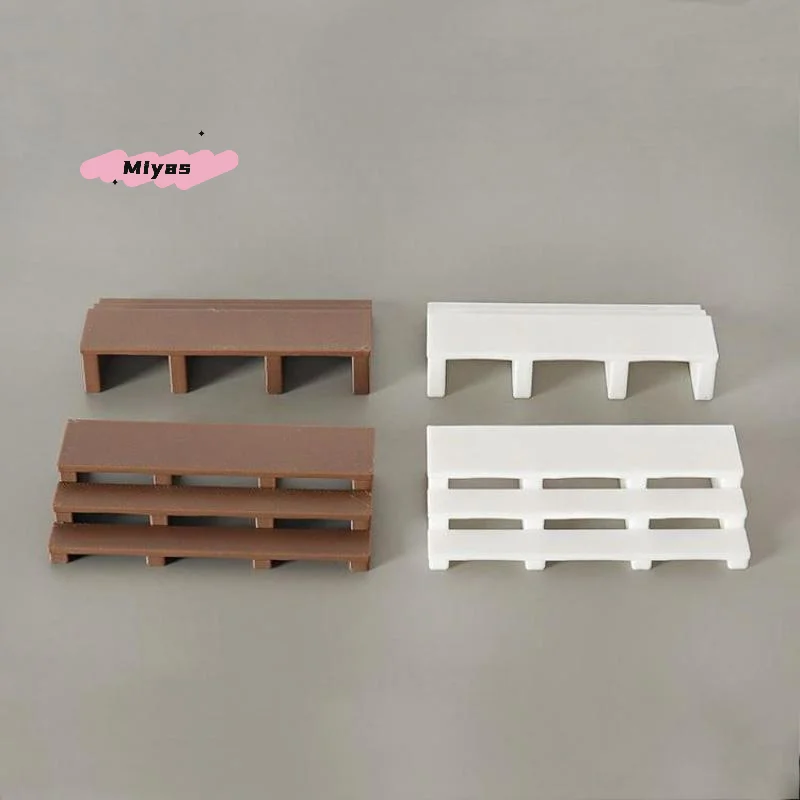 1 個ミニチュアドールハウス階段モデルシミュレーション DIY マイクロ風景屋外階段装飾ドールハウス家具アクセサリー