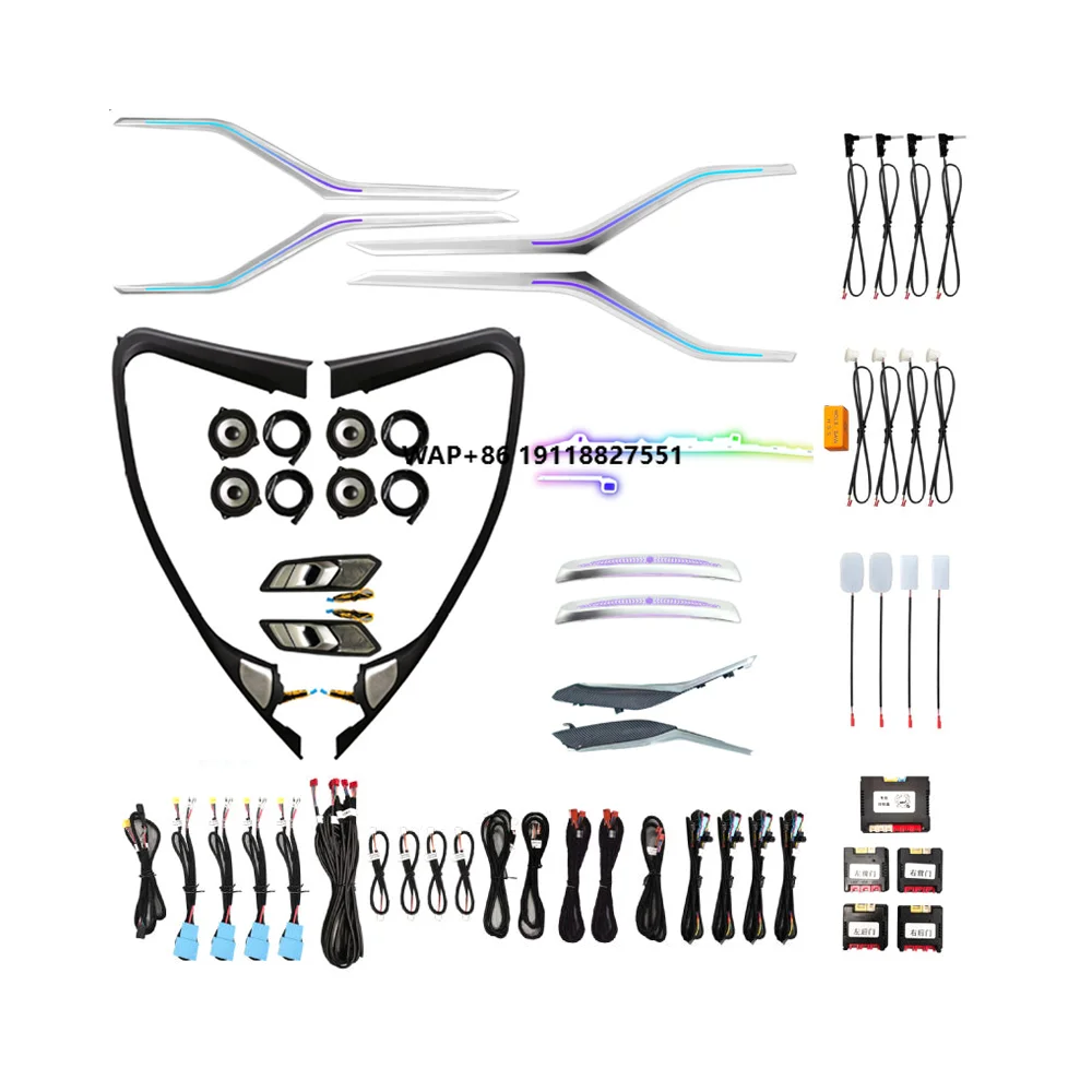 

New 64 Colors Dynamic Colors Ambient Light for 3 Series 2019-2025 G20 Speaker Car Interior Lighting Upgrade Kit Accessories