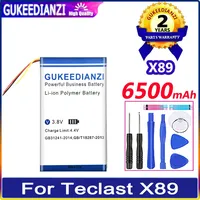 GUKEEDIANZI Battery 6500mAh For Teclast M89 P89SE X89HD X89 kindow P89 3G Laptop Bateria