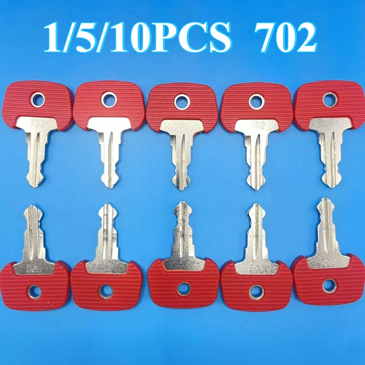 1/5/10Pcs 702 Red Key Power Start Key 26906870 Manual Electric Hydraulic Forklift Accessories 209068