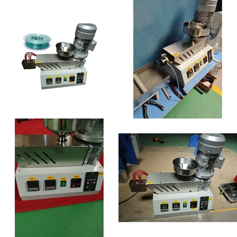 Industrial grade durable rubber tube profiled plate 3D filament extruder plastic recycling