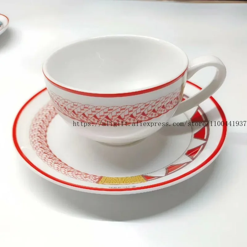Bone China Family High-End Bone China Coffee Cup Set Afternoon Tea Cup Friend's Wedding And Housemoving Gift - view 4