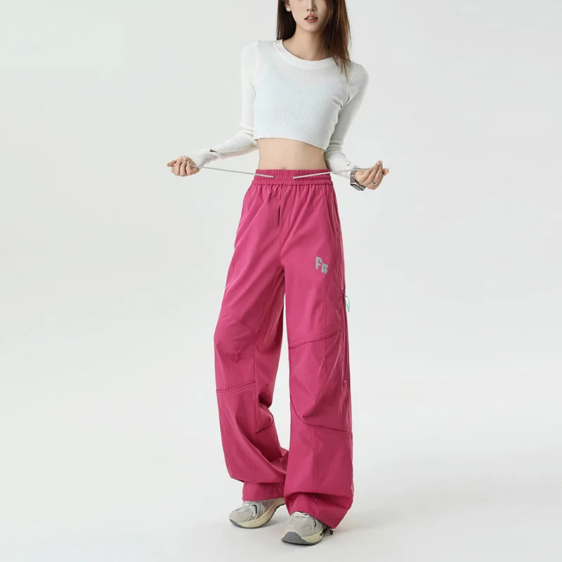 Three Proof Assault Pants for Men and Women in Autumn Printed Trendy Brand Loose and Versatile Deconstructive Functional Hiki