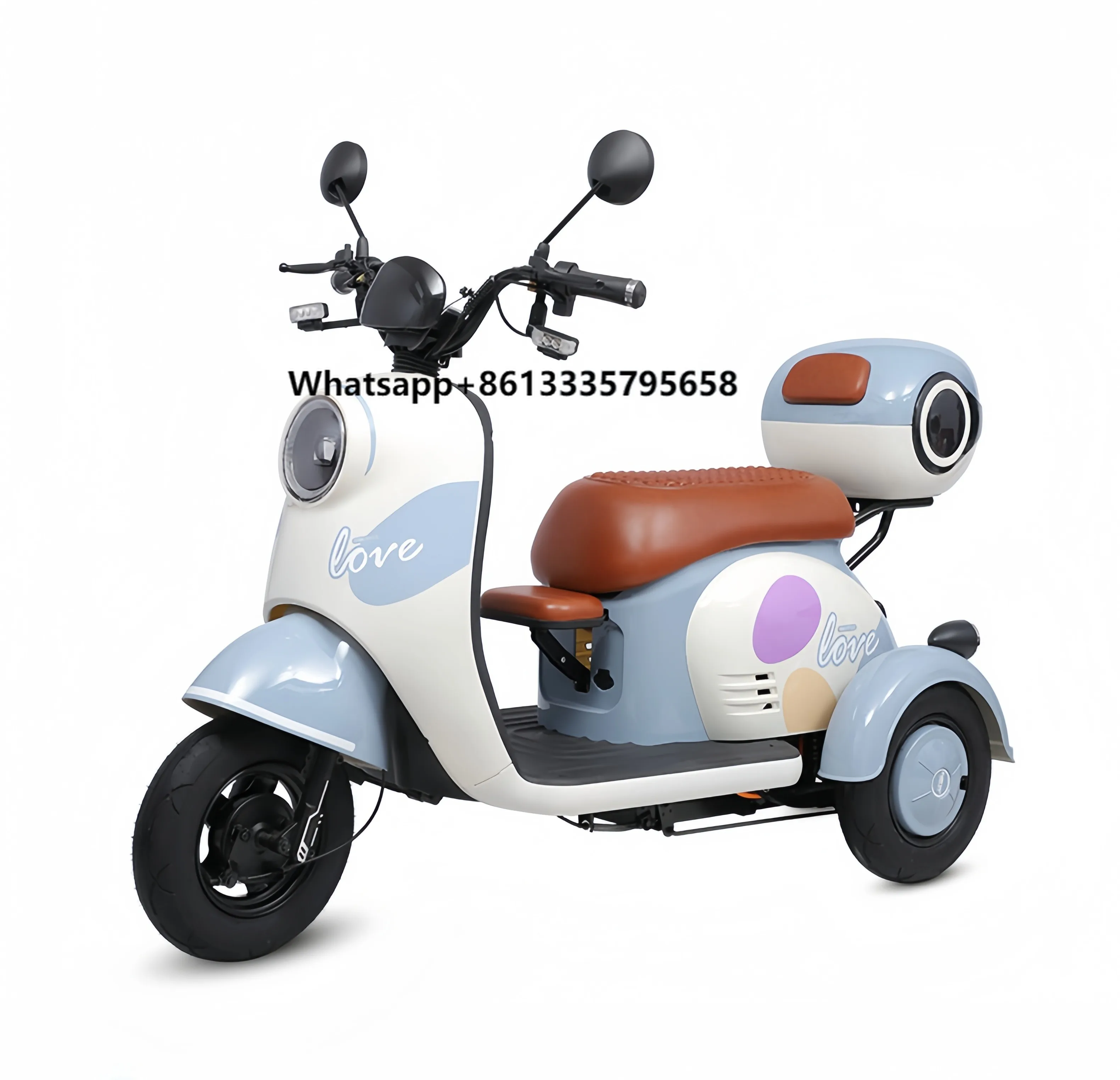 

Versatile Electric Tricycle 3 Wheel Bicycles with 1000W Motor for City and Off-Road